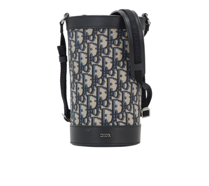Bottle Holder Crossbody, &pound;650, Handbags, Beige/Black/Blue, Canvas, Front view